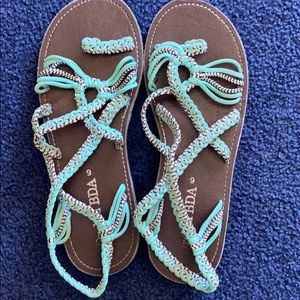 Orchid BDA sandals - bought in Bermuda
